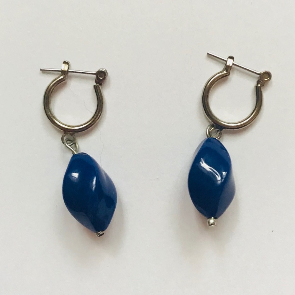 Blue earrings